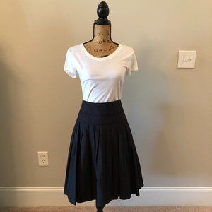 Pleated Flared skirt. KATE HILL